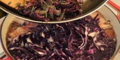 суп из красной капусты