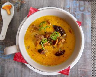 Суп из лисичек замороженных