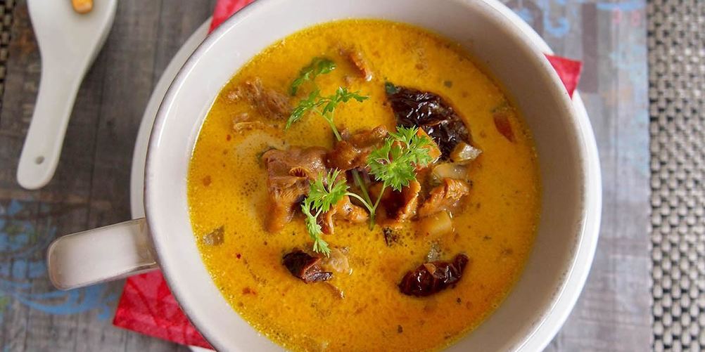 Рецепт суп из лисичек замороженных