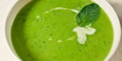 суп из молодого горошка