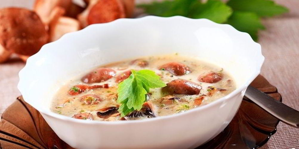 Рецепт суп из рыжиков