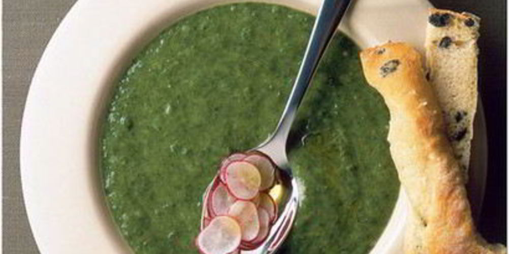 Рецепт суп из шпината