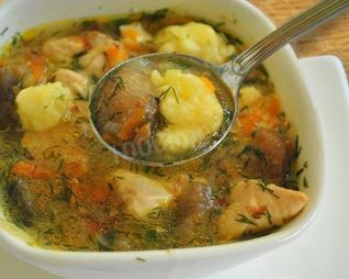 Суп из сыроежек