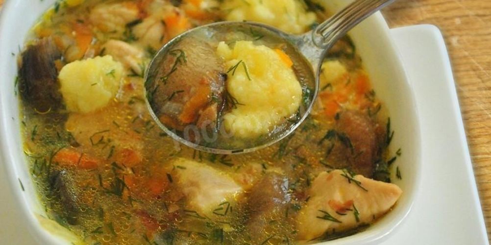 Рецепт суп из сыроежек