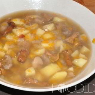 Суп из замороженных грибов