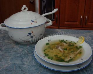 Суп картофельный с курицей