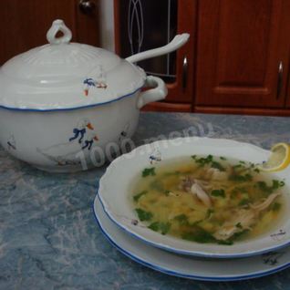 Суп картофельный с курицей