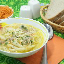 Рецепт Суп куриный с лапшой