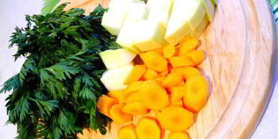 суп морковные хвостики