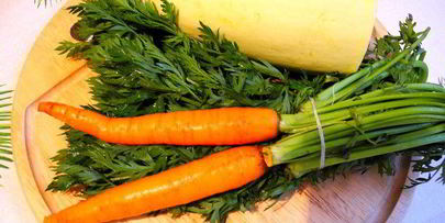 суп морковные хвостики