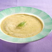 Рецепт Быстрый зеленый суп-пюре с кабачками