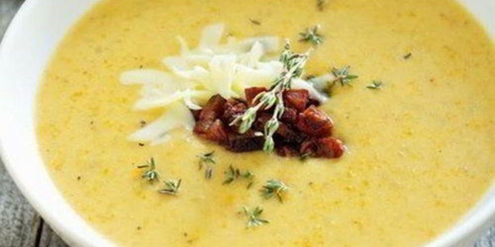 Рецепт домашний картофельный суп-пюре с беконом