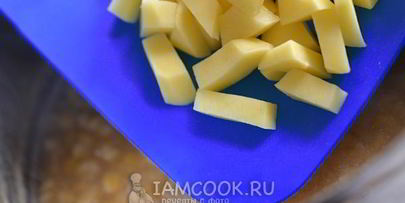 гороховый суп-пюре с картофелем