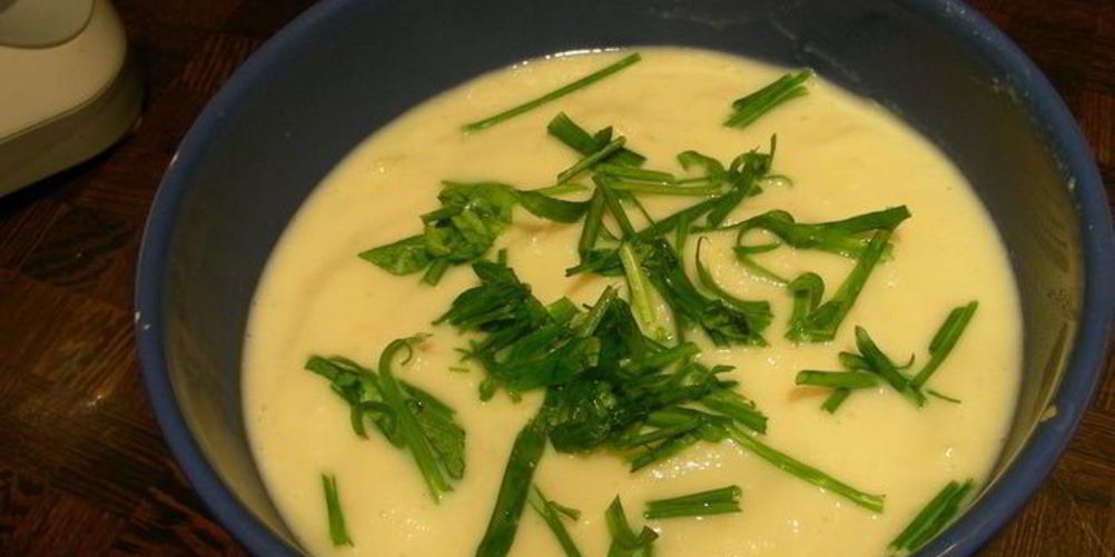 Рецепт горячий суп-пюре с огурцами