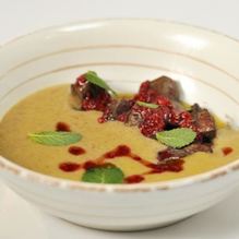 Рецепт Гречневый суп-пюре с индюшачьей печенкой