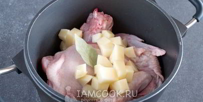 грибной суп-пюре с курицей