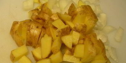 грибной суп-пюре с запеченным чесноком