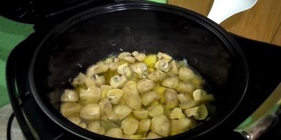 грибной суп-пюре в мультиварке