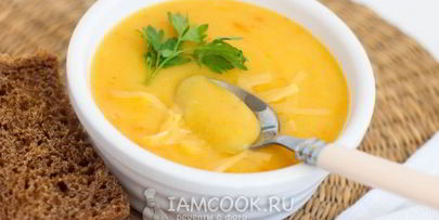 картофельный суп-пюре с тыквой
