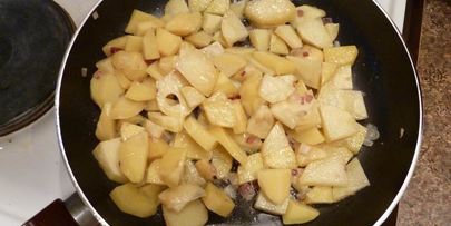 картофельный суп-пюре с водяным крессом