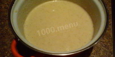 картофельный суп-пюре с водяным крессом