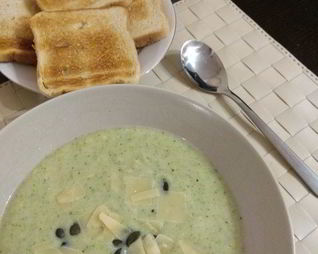 Легкий суп-пюре из цветной капусты