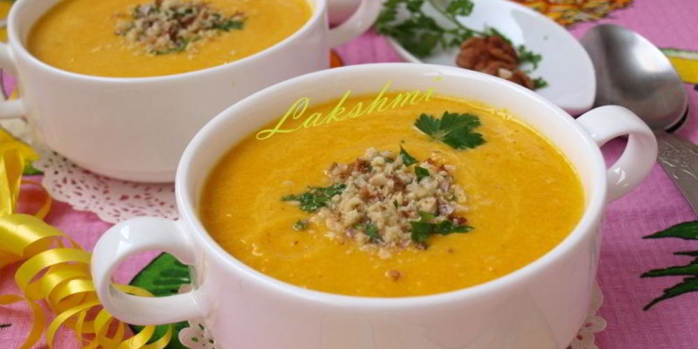 Рецепт морковно-ананасовый суп-пюре с карри