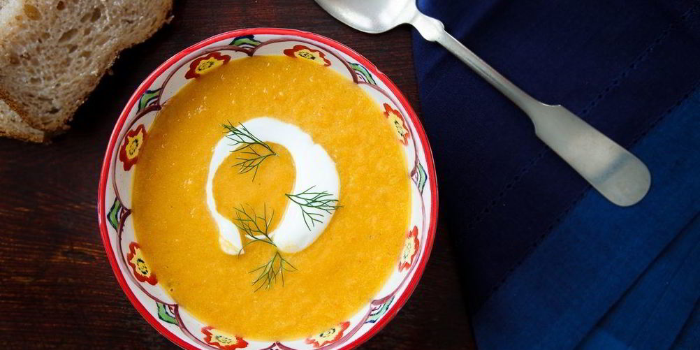 Рецепт морковный суп-пюре с фенхелем