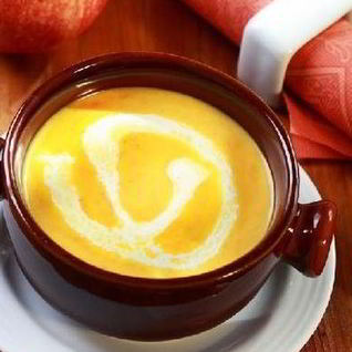 Морковный суп-пюре с яблоками