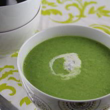 Рецепт Очень овощной суп-пюре из зеленого горошка