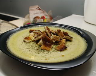 Овощной суп-пюре с брокколи