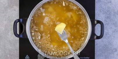 постный суп-пюре из зеленого горошка