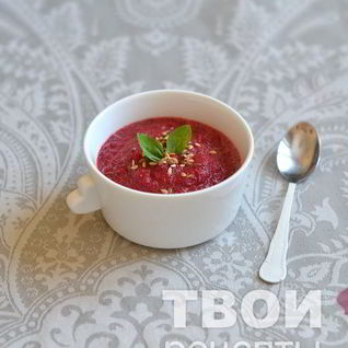 Постный свекольный суп-пюре
