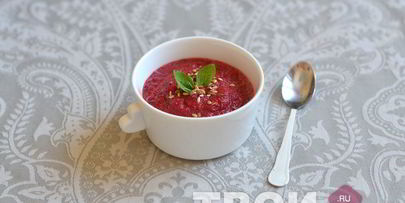 постный свекольный суп-пюре