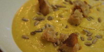 пряный суп-пюре из тыквы золотая осень