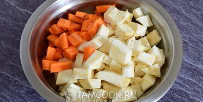 сливочный суп-пюре из корневого сельдерея