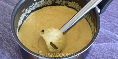 сливочный суп-пюре из корневого сельдерея