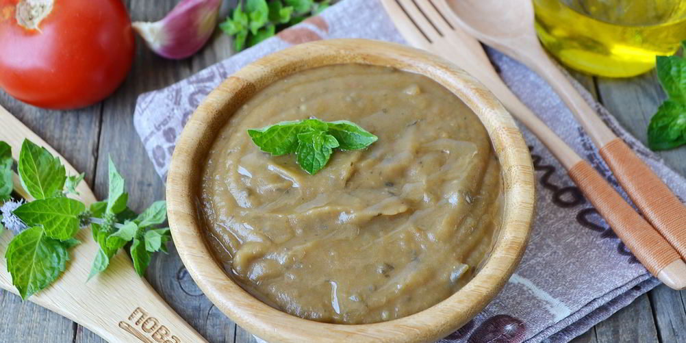 Рецепт суп-пюре из баклажанов и помидоров