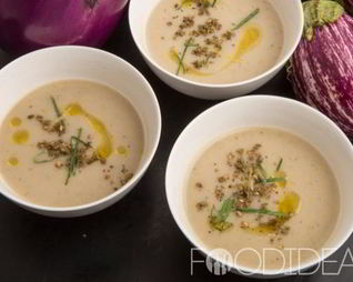 Суп-пюре из баклажанов