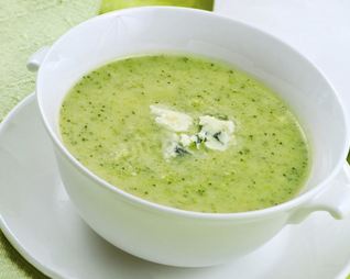 Суп пюре из брокколи и цветной капусты