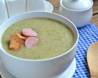 Суп-пюре из брокколи со сливками