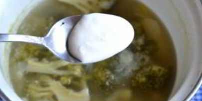 суп-пюре из брокколи со сливками