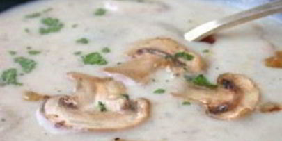 суп-пюре из грибов