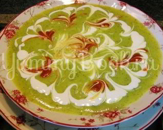 Суп-пюре из кабачков цукини