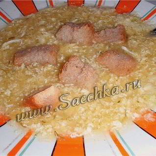 Суп-пюре из кабачков