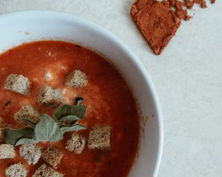 Суп-пюре из красного болгарского перца