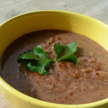 Рецепт Суп-пюре из красной фасоли с сельдереем и чили
