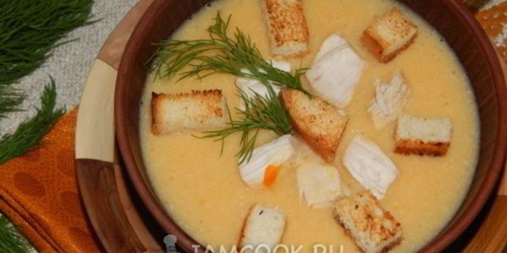 Рецепт суп-пюре из курицы с картофелем