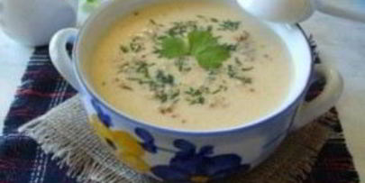 суп-пюре из курицы