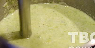 суп-пюре из лука порея